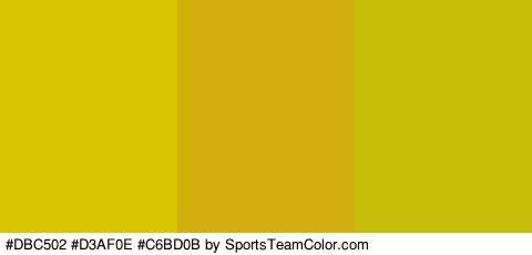 #DBC502 #D3AF0E #C6BD0B Colors