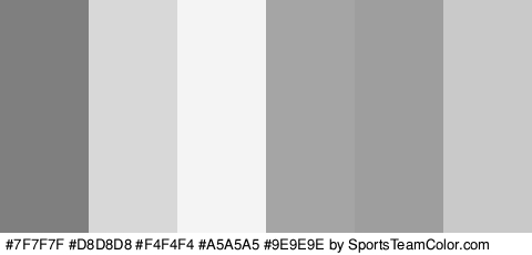 #7F7F7F #D8D8D8 #F4F4F4 #A5A5A5 #9E9E9E #C9C9C9 Colors