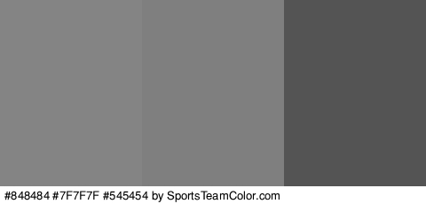 #848484 #7F7F7F #545454 Colors