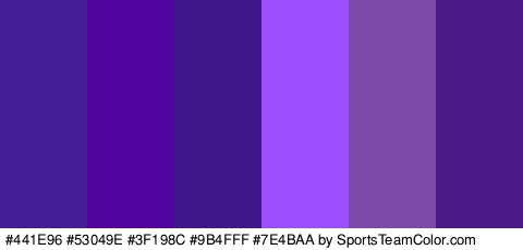 #441E96 #53049E #3F198C #9B4FFF #7E4BAA #4D1A8C Colors