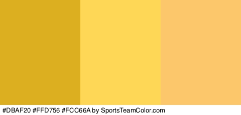 #DBAF20 #FFD756 #FCC66A Colors