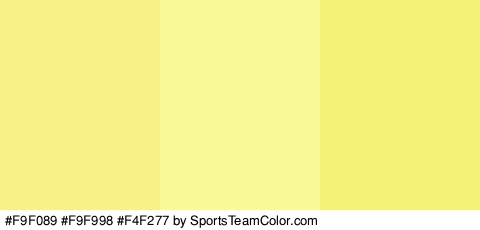 #F9F089 #F9F998 #F4F277 Colors