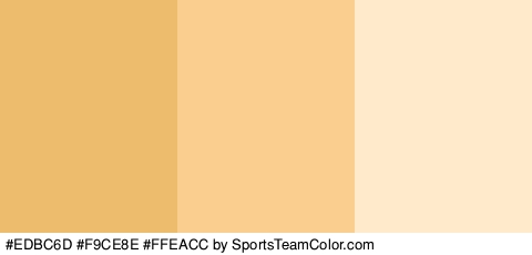 #EDBC6D #F9CE8E #FFEACC Colors