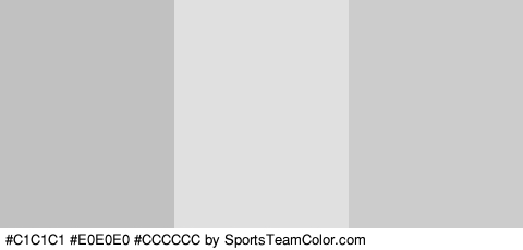 #C1C1C1 #E0E0E0 #CCCCCC Colors