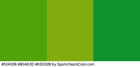 #50A308 #80AD0D #0E932B Colors