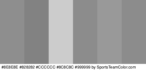 #8E8E8E #828282 #CCCCCC #8C8C8C #999999 #8C8C8C Colors