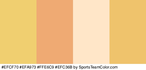 #EFCF70 #EFA973 #FFE6C9 #EFC36B Colors