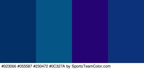 #023066 #055587 #230472 #0C327A Colors