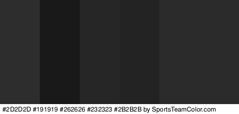 #2D2D2D #191919 #262626 #232323 #2B2B2B #2B2B2B Colors