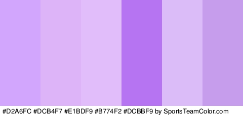 #D2A6FC #DCB4F7 #E1BDF9 #B774F2 #DCBBF9 #C69CED Colors