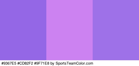 #9367E5 #CD82F2 #9F71E8 Colors