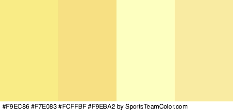 #F9EC86 #F7E083 #FCFFBF #F9EBA2 Colors