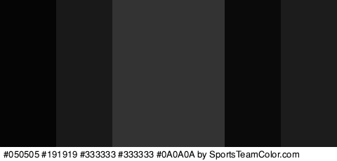 #050505 #191919 #333333 #333333 #0A0A0A #1C1C1C Colors