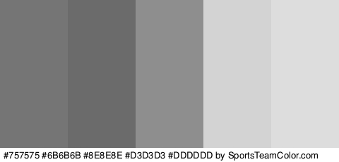 #757575 #6B6B6B #8E8E8E #D3D3D3 #DDDDDD Colors