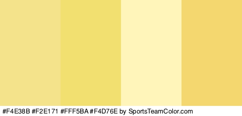 #F4E38B #F2E171 #FFF5BA #F4D76E Colors