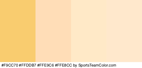 #F9CC70 #FFDDB7 #FFE9C6 #FFE8CC Colors