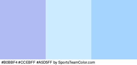 #B0BBF4 #CCEBFF #A5D5FF Colors