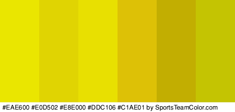 #EAE600 #E0D502 #E8E000 #DDC106 #C1AE01 #C4C403 Colors