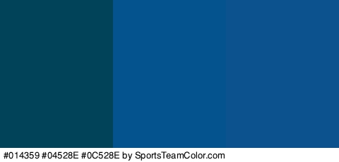 #014359 #04528E #0C528E Colors