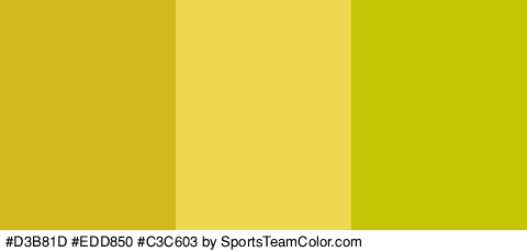 #D3B81D #EDD850 #C3C603 Colors