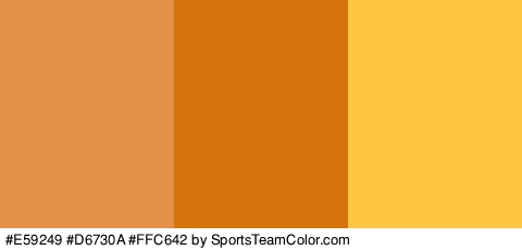 #E59249 #D6730A #FFC642 Colors