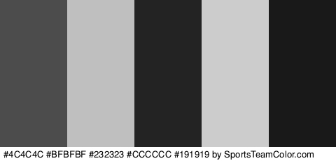 #4C4C4C #BFBFBF #232323 #CCCCCC #191919 Colors