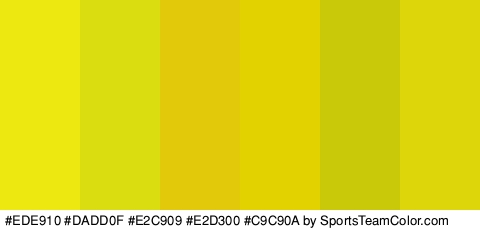 #EDE910 #DADD0F #E2C909 #E2D300 #C9C90A #DDD60B Colors