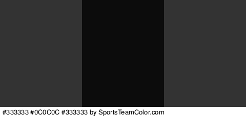 #333333 #0C0C0C #333333 Colors