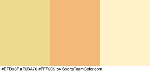 #EFD98F #F2BA76 #FFF2C9 Colors