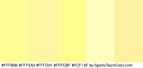 #FFFB96 #FFF5A3 #FFFD91 #FFFCBF #FCF19F Colors