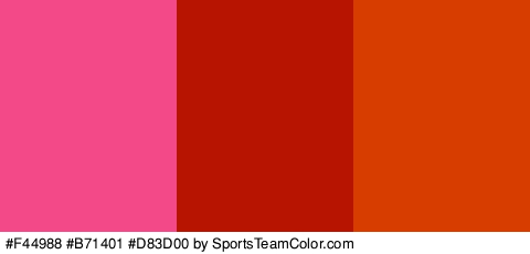 #F44988 #B71401 #D83D00 Colors