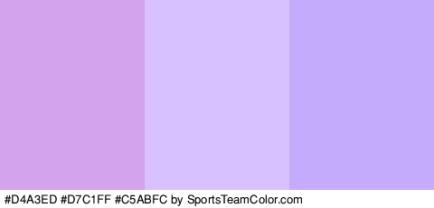 #D4A3ED #D7C1FF #C5ABFC Colors