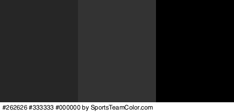 #262626 #333333 #000000 Colors