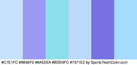 #C7E1FC #9B98F2 #8AE0EA #BDD9FC #7971E2 #A3DBFF Colors