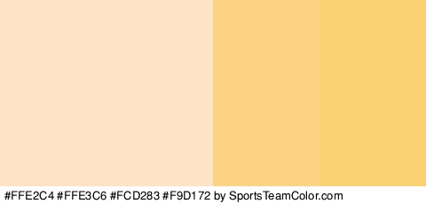 #FFE2C4 #FFE3C6 #FCD283 #F9D172 Colors