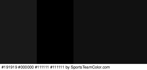 #191919 #000000 #111111 #111111 Colors