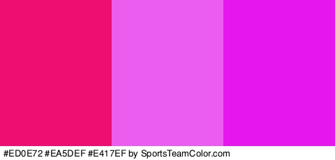 #ED0E72 #EA5DEF #E417EF Colors