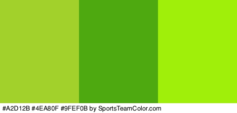 #A2D12B #4EA80F #9FEF0B Colors