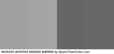 #A0A0A0 #A5A5A5 #666666 #686868 Colors