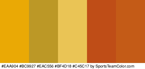 #EAA904 #BC9927 #EAC556 #BF4D18 #C45C17 Colors