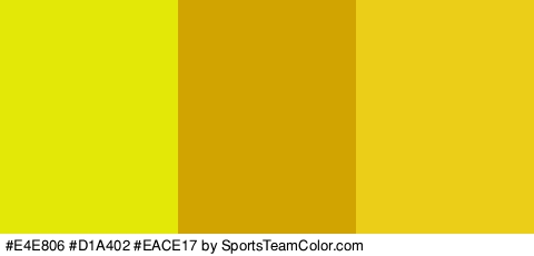 #E4E806 #D1A402 #EACE17 Colors