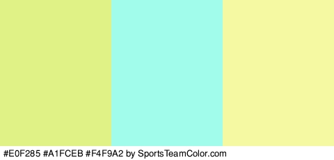 #E0F285 #A1FCEB #F4F9A2 Colors