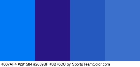 #007AF4 #291584 #2659BF #3B70CC Colors