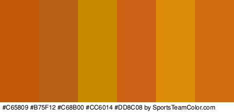 #C65809 #B75F12 #C68B00 #CC6014 #DD8C08 #D16B12 Colors