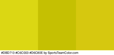 #DBD713 #C6C003 #D6C80E Colors