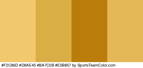 #F2C86D #D8AE45 #BA7C0B #E5B857 Colors