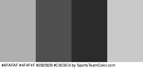 #AFAFAF #4F4F4F #2B2B2B #C9C9C9 Colors