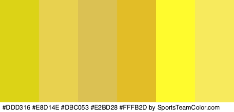 #DDD316 #E8D14E #DBC053 #E2BD28 #FFFB2D #F7EA5D Colors