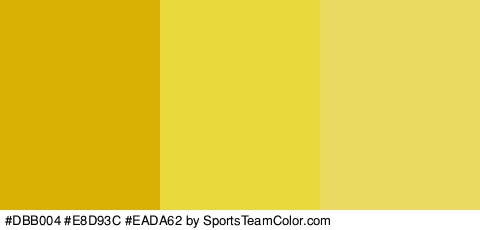 #DBB004 #E8D93C #EADA62 Colors