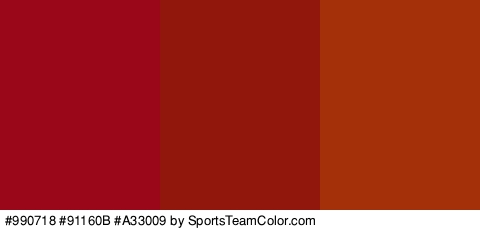 #990718 #91160B #A33009 Colors